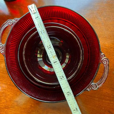 Large Lot Vintage Colored Glass