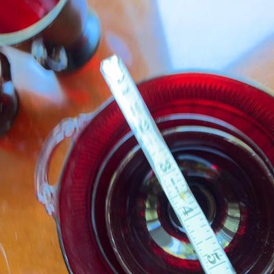 Large Lot Vintage Colored Glass