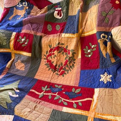 Large Lot Blankets Quilts