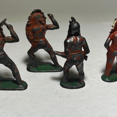 Four Vintage Indian Figures