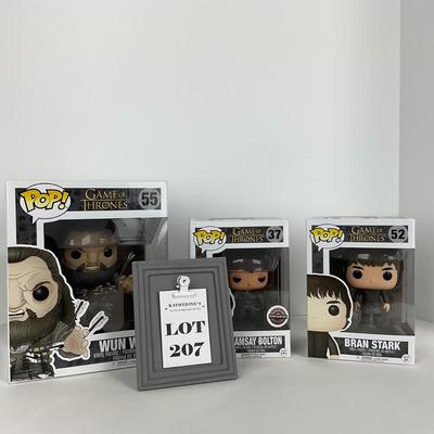 -207- FUNKO POP | Game Of Thrones Pops | Wun Wun, Ramsay Bolton, & Bran Stark
