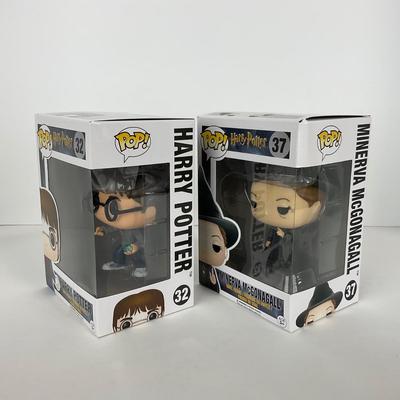 -208- FUNKO POP | Harry Potter Pops | Minerva Mcgonagall, Ginny Weasley, Sirus Black, & Luna Lovegood
