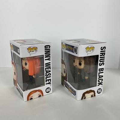 -208- FUNKO POP | Harry Potter Pops | Minerva Mcgonagall, Ginny Weasley, Sirus Black, & Luna Lovegood