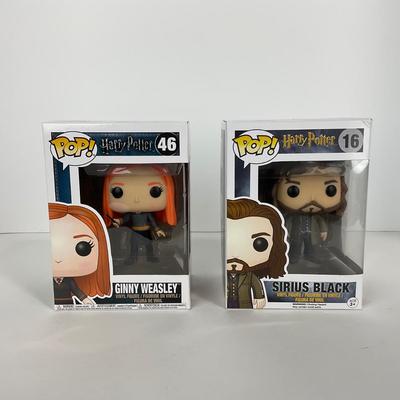 -208- FUNKO POP | Harry Potter Pops | Minerva Mcgonagall, Ginny Weasley, Sirus Black, & Luna Lovegood