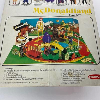 -210- COLLECTIBLE | Remco 1976 McDonaldâ€™s Action Figure On Original Card | The Professor