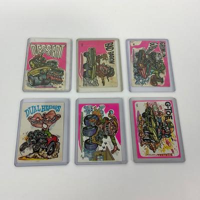 -214- COLLECTIBLE | 1960â€™s Odd Rods Sticker Cards