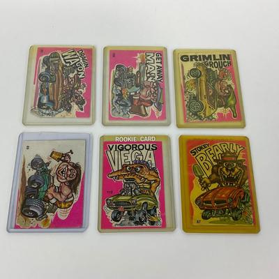 -214- COLLECTIBLE | 1960â€™s Odd Rods Sticker Cards