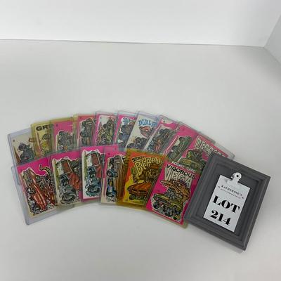-214- COLLECTIBLE | 1960â€™s Odd Rods Sticker Cards