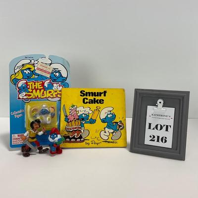 -216- COLLECTIBLE | Vintage Smurfs Baby & Smurf Figures