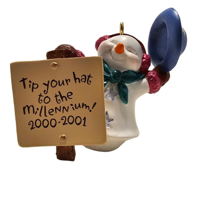Snowman Christmas ornament