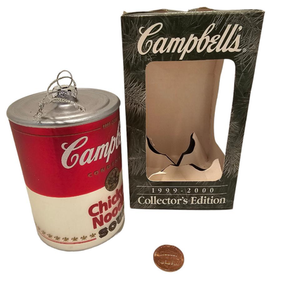 Campbells Chicken Soup Christmas ornament