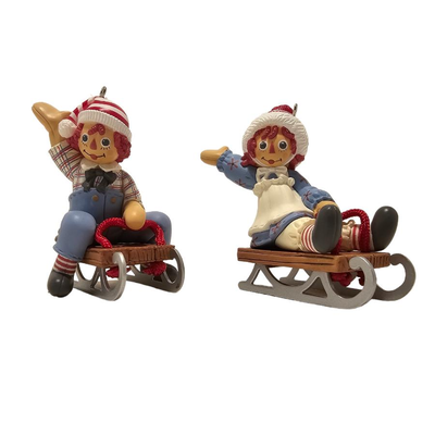 Raggedy Anne Christmas ornament