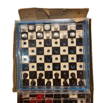 vintage travel trio board games