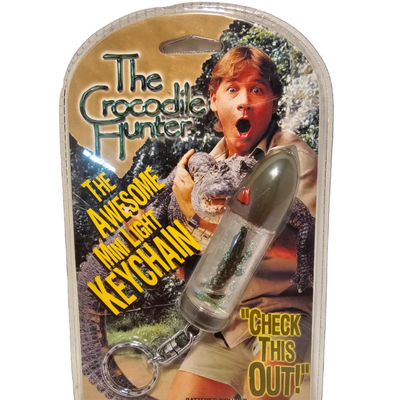 Steve Irwin the Crocodile Hunter keychain