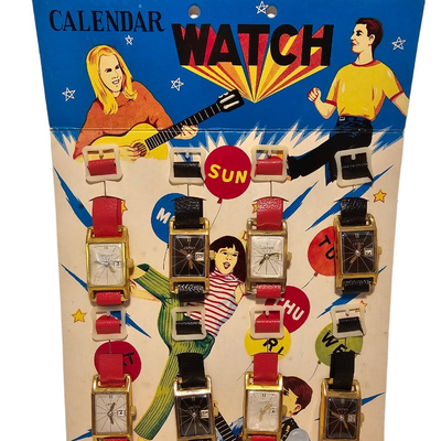 Watch calendar vintage toys