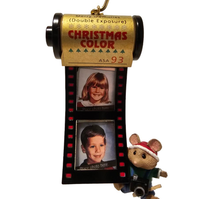 christmas ornament picture frame