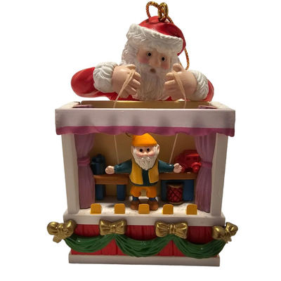 christmas ornament puppet show