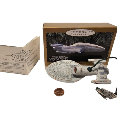 star trek voyager chirstmas ornament