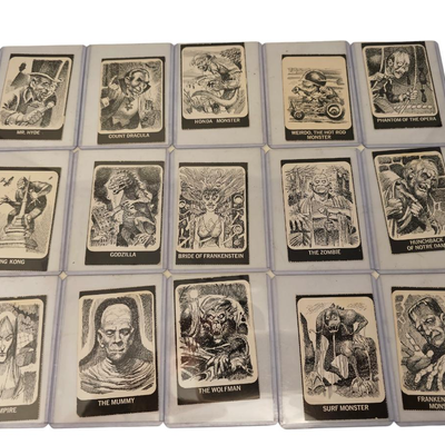 monster trading cards