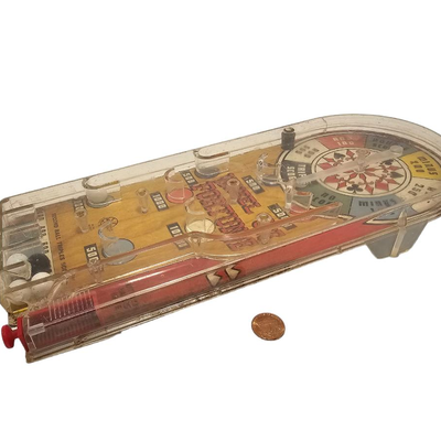 vintage toy wheel of fortune pinball
