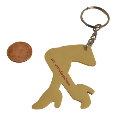 vintage keychain legs rubber