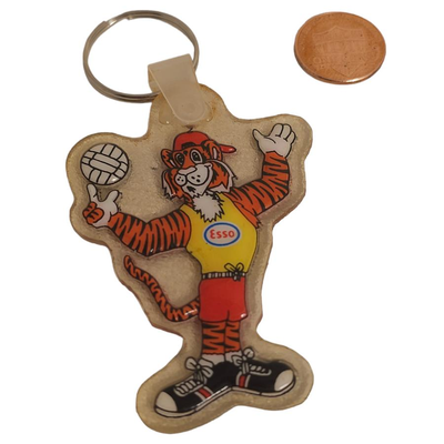 vintage esso tiger keychain