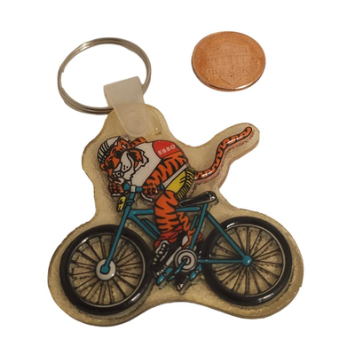 vintage esso tiger keychain