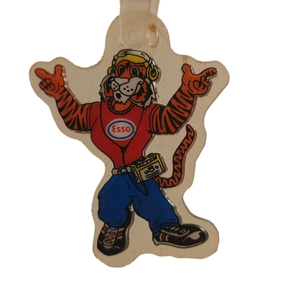 vintage esso tiger keychain