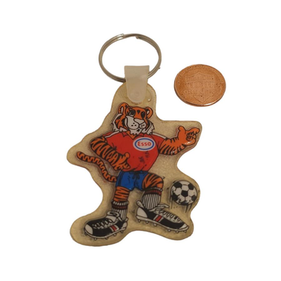 vintage esso tiger keychain
