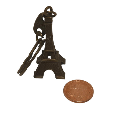paris eiffel tower keychain