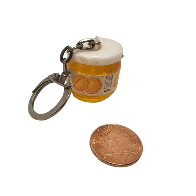 vintage keychain jam jar