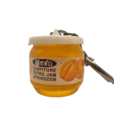 vintage keychain jam jar