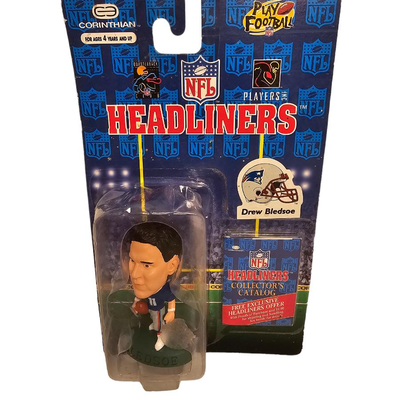 headliners drew bledsoe nfl figurine