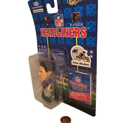 headliners drew bledsoe nfl figurine