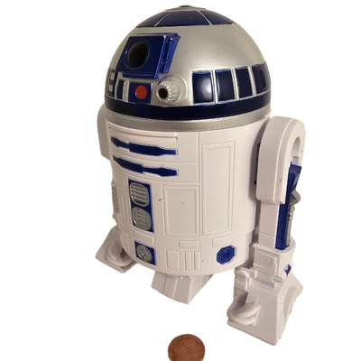 r2d2 starwars plastic figurine