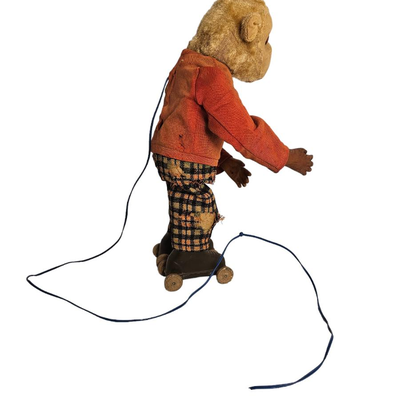 Frankie roller skating monkey vintage toys