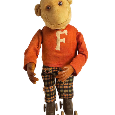 Frankie roller skating monkey vintage toys