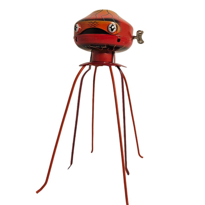schylling wind up tin toy martian invader