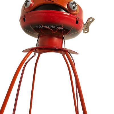 schylling wind up tin toy martian invader