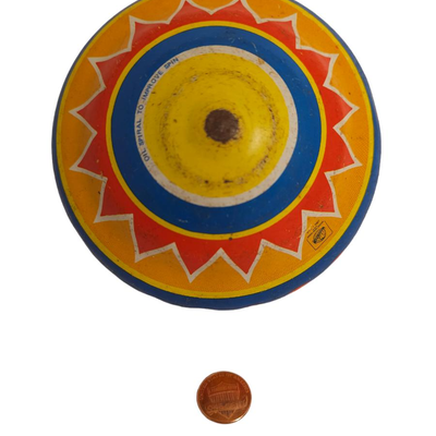 vintage tin toy spinner