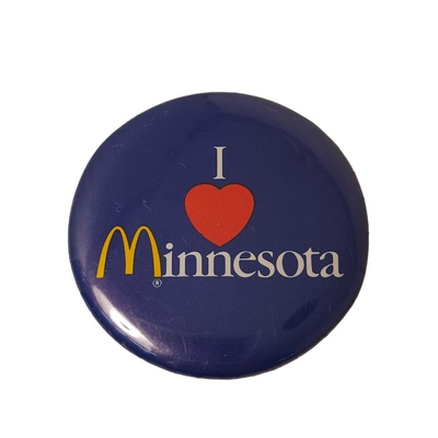 mconalds button pin advertising minnesota