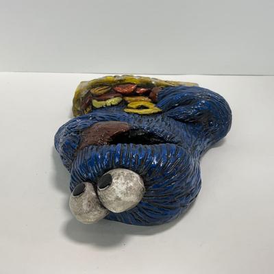 -226- COLLECTIBLE | 1970â€™s Sesame Street Chalkware Art