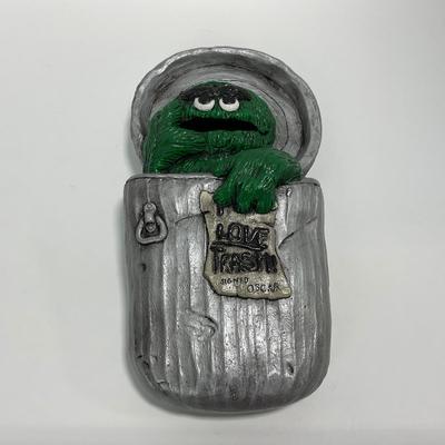 -226- COLLECTIBLE | 1970â€™s Sesame Street Chalkware Art