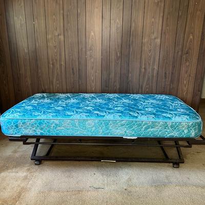 Bed Frame with Twin Size Mattress