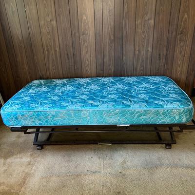 Bed Frame with Twin Size Mattress