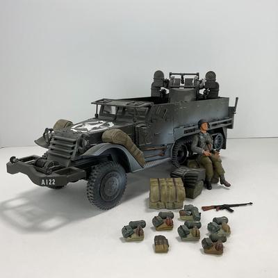 -229- TOYS | 21st Century World War 2 Toys | Half Track Larger Size | 1:18 Scale