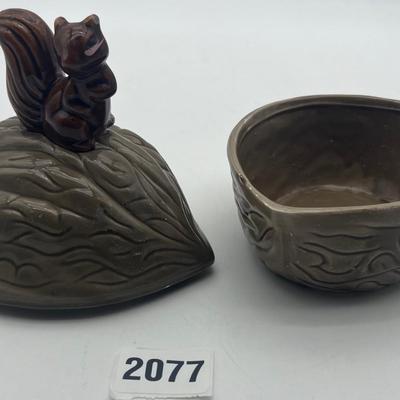 Glass decorative candy bowl