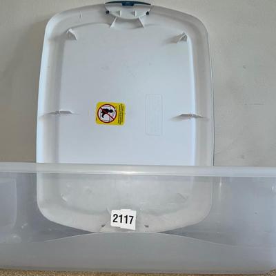 Clear tote