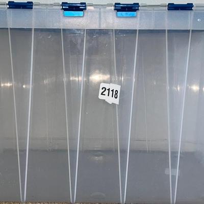 Clear tote