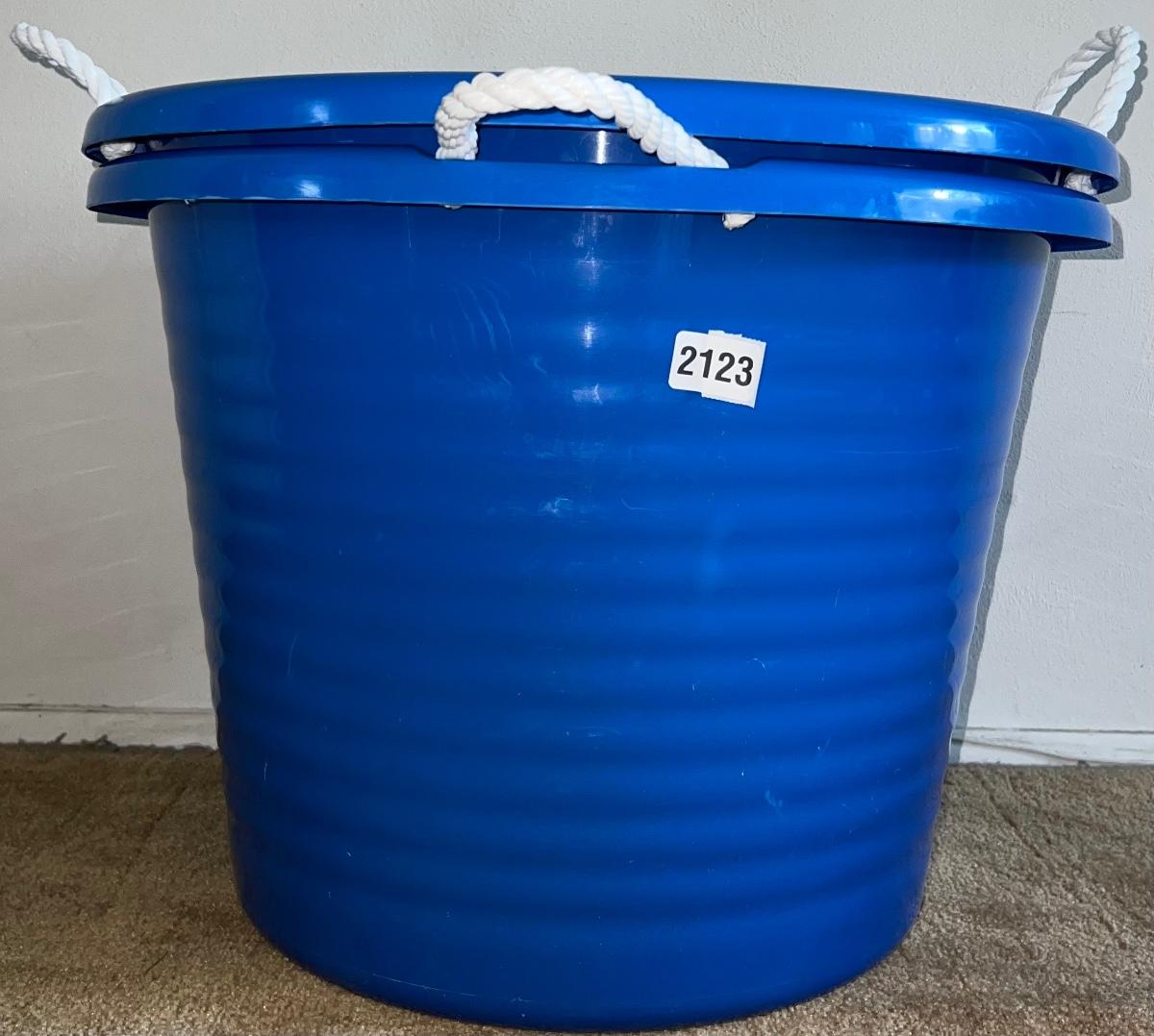Blue utility tub